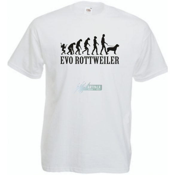 Evolúció Rottweiler férfi rövid ujjú póló