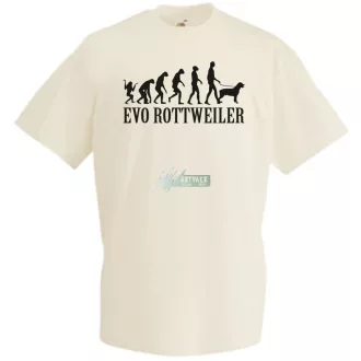 Evolúció Rottweiler férfi rövid ujjú póló