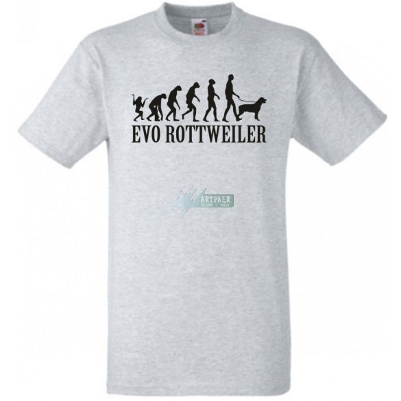 Evolúció Rottweiler férfi rövid ujjú póló