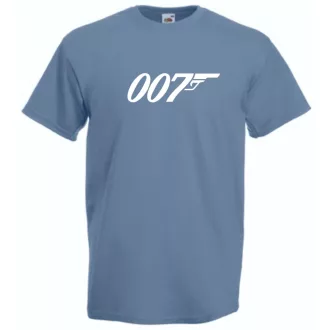 Retro film fan 007 J Bond férfi rövid ujjú póló