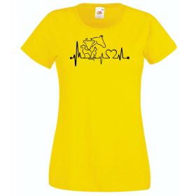 Eat Sleep és EKG mintás női póló