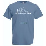 Állatbarát EKG -A férfi rövid ujjú póló