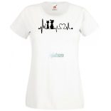 Állatbarát EKG -B női rövid ujjú póló