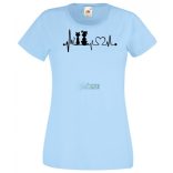 Állatbarát EKG -B női rövid ujjú póló