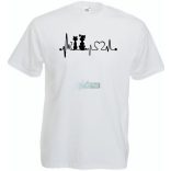 Állatbarát EKG -B férfi rövid ujjú póló