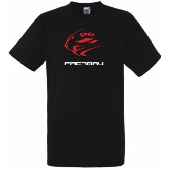 Motor fan Aprilia Factory férfi rövid ujjú póló