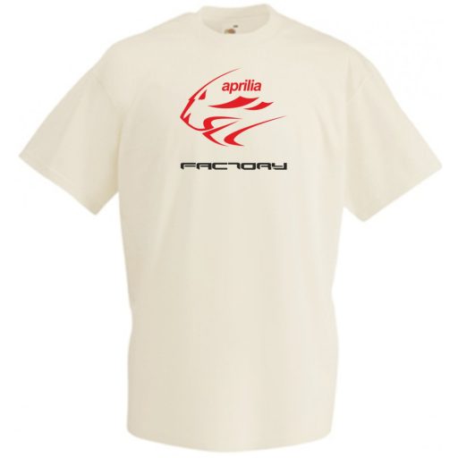 Motor fan Aprilia Factory férfi rövid ujjú póló