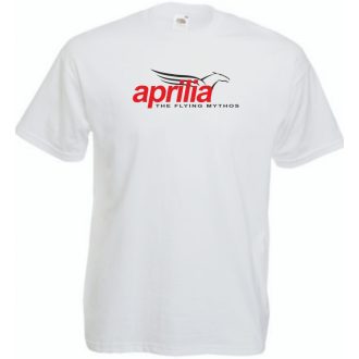  Motor fan Aprilia The Flying Mythos férfi rövid ujjú póló