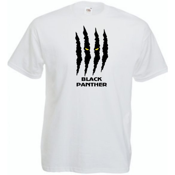 Hősök fekete párduc karom férfi rövid ujjú póló