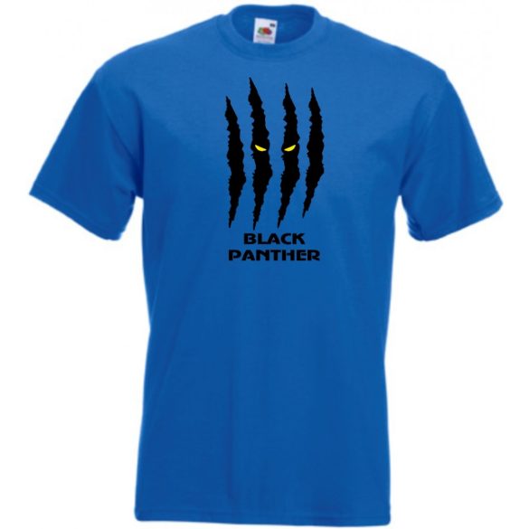 Hősök fekete párduc karom férfi rövid ujjú póló