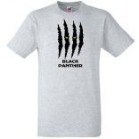 Hősök fekete párduc karom férfi rövid ujjú póló