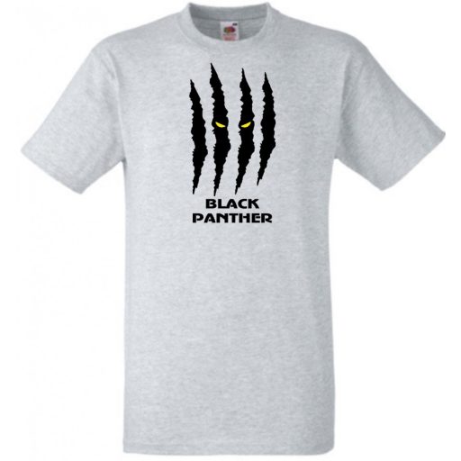 Hősök fekete párduc karom férfi rövid ujjú póló