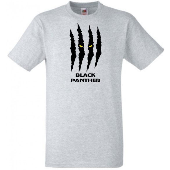 Hősök fekete párduc karom férfi rövid ujjú póló