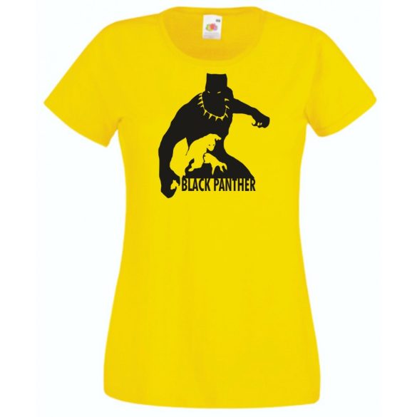 Hősök Black Panther minima női rövid ujjú póló