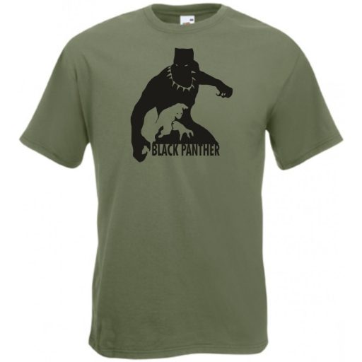 Hősök Black Panther minima férfi rövid ujjú póló