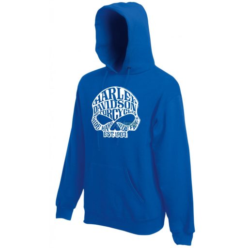 Motoros koponya kapucnis pulcsi