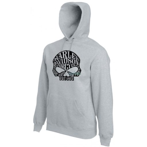 Motoros koponya kapucnis pulcsi