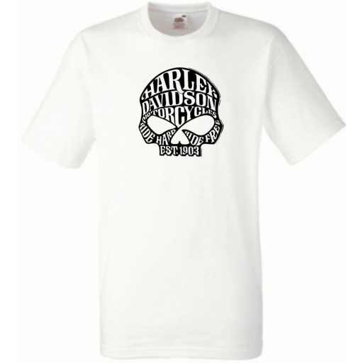 Motoros koponya férfi rövid ujjú póló