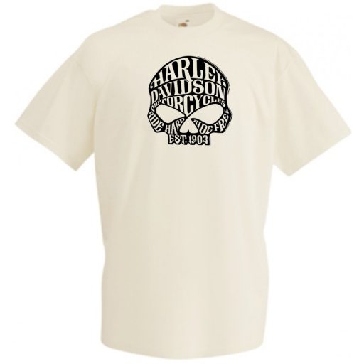 Motoros koponya férfi rövid ujjú póló