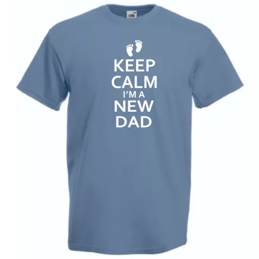 Keep Calm I'm A New DAD férfi rövid ujjú póló