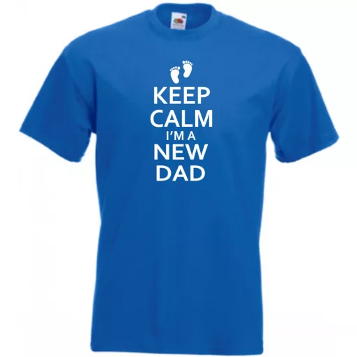 Keep Calm I'm A New DAD férfi rövid ujjú póló