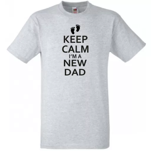 Keep Calm I'm A New DAD férfi rövid ujjú póló
