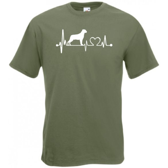 Kutyabarát EKG -A férfi rövid ujjú póló