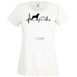 Kutyabarát EKG -A női rövid ujjú póló