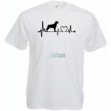 Kutyabarát EKG -A férfi rövid ujjú póló