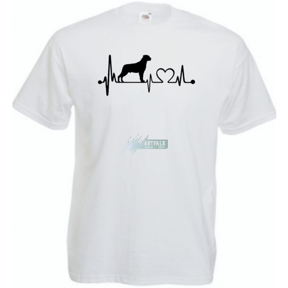 Kutyabarát EKG -A férfi rövid ujjú póló