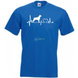 Kutyabarát EKG -A férfi rövid ujjú póló