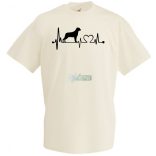 Kutyabarát EKG -A férfi rövid ujjú póló