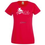 Kutyabarát EKG -B megmentem női rövid ujjú póló