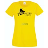 Kutyabarát EKG -B megmentem női rövid ujjú póló