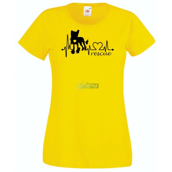 Kutyabarát EKG -B megmentem női rövid ujjú póló