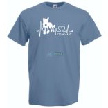 Kutyabarát EKG -B férfi rövid ujjú póló