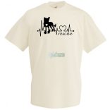 Kutyabarát EKG -B férfi rövid ujjú póló