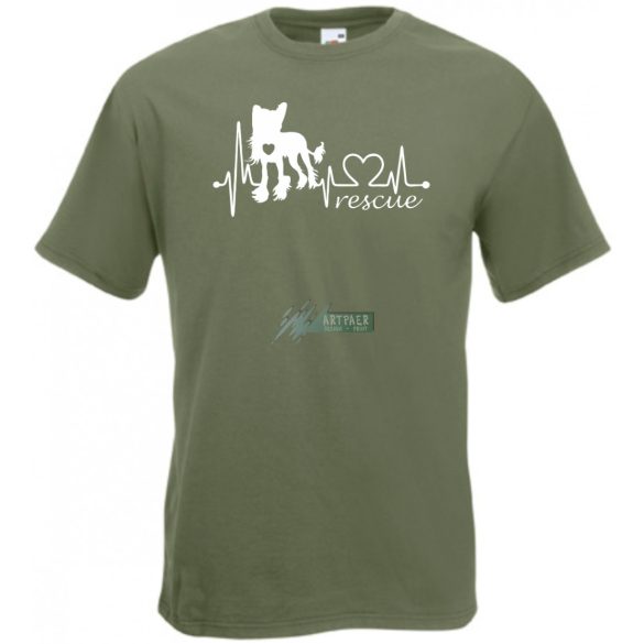 Kutyabarát EKG -B férfi rövid ujjú póló