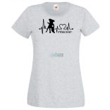 Kutyabarát EKG -C megmentem női rövid ujjú póló