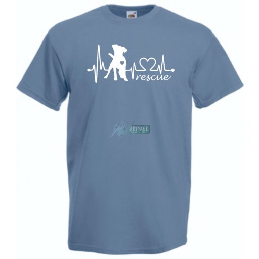 Kutyabarát EKG -C férfi rövid ujjú póló