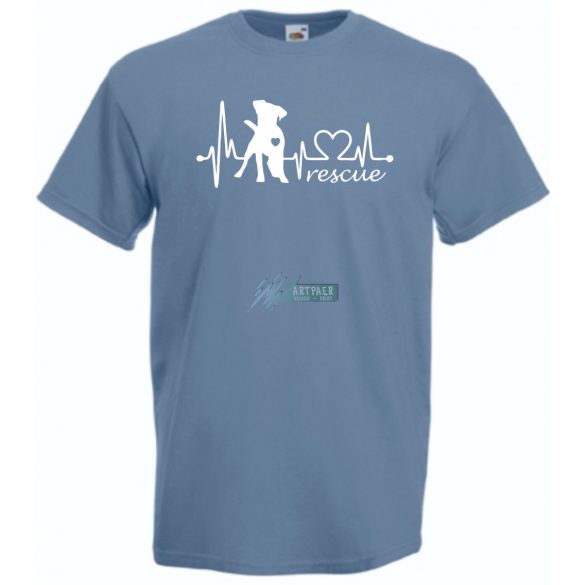 Kutyabarát EKG -C férfi rövid ujjú póló