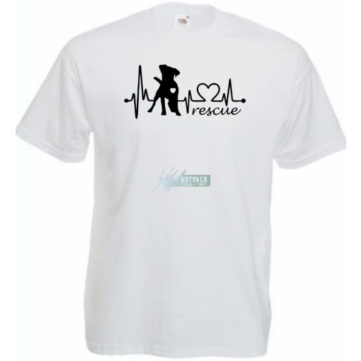 Kutyabarát EKG -C férfi rövid ujjú póló