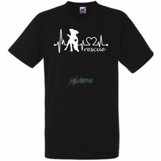 Kutyabarát EKG -C férfi rövid ujjú póló