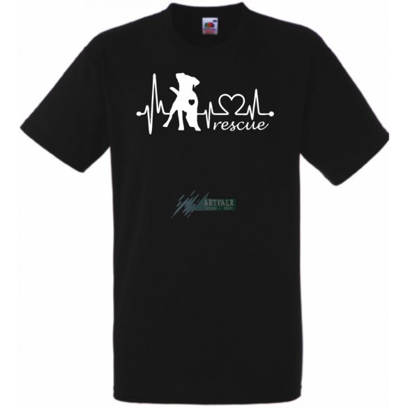 Kutyabarát EKG -C férfi rövid ujjú póló