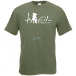 Kutyabarát EKG -C férfi rövid ujjú póló