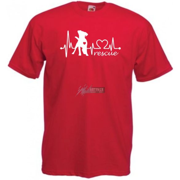 Kutyabarát EKG -C férfi rövid ujjú póló