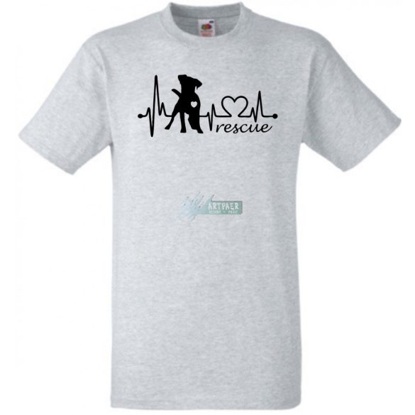 Kutyabarát EKG -C férfi rövid ujjú póló