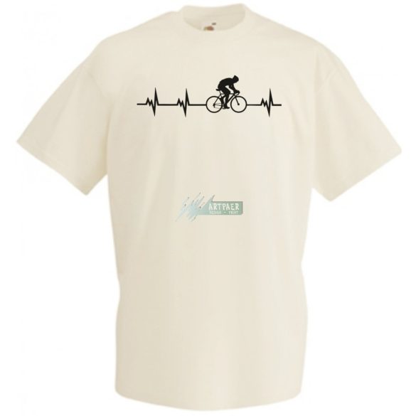 Kerékpáros EKG -A férfi rövid ujjú póló