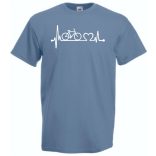 Kerékpáros EKG -B férfi rövid ujjú póló