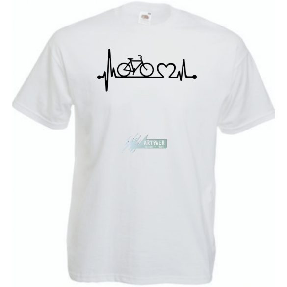 Kerékpáros EKG -B férfi rövid ujjú póló